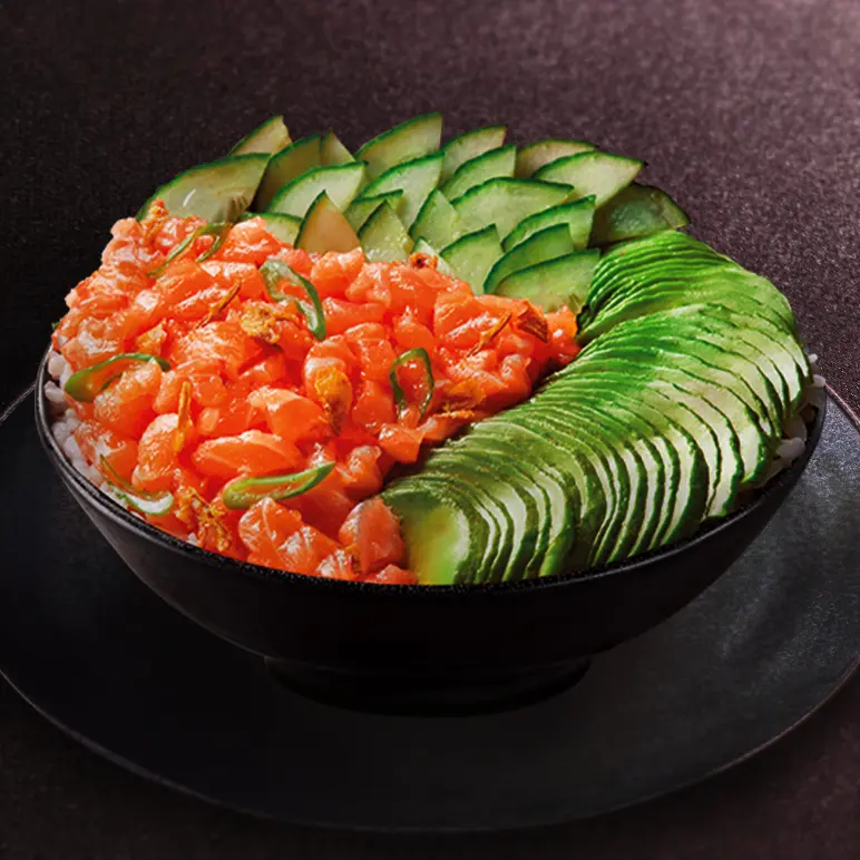 LUNCH CHIRASHI TARTARE DE SAUMON