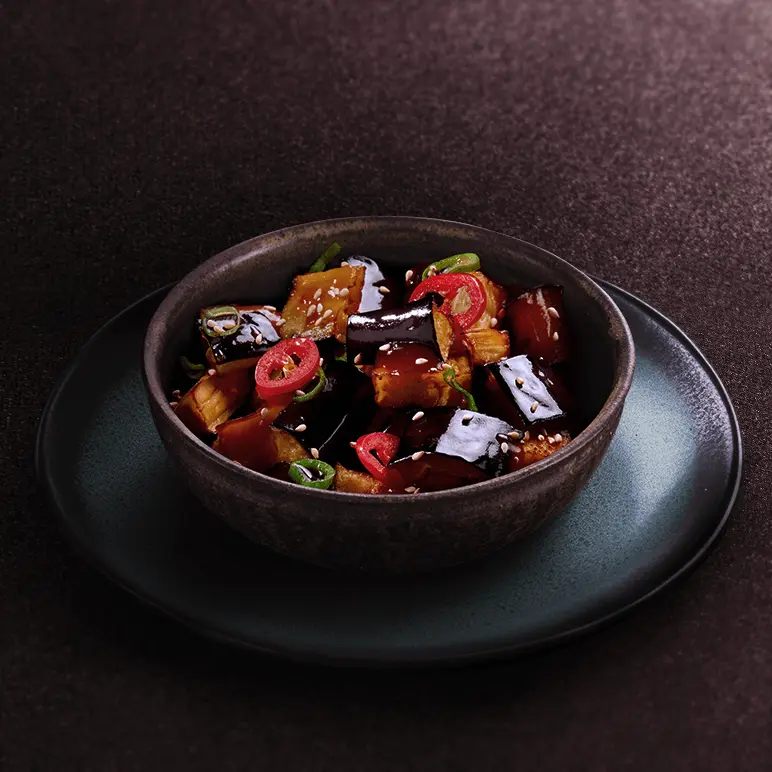 Aubergine aji miso