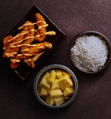 Menu enfant poulet croustillant