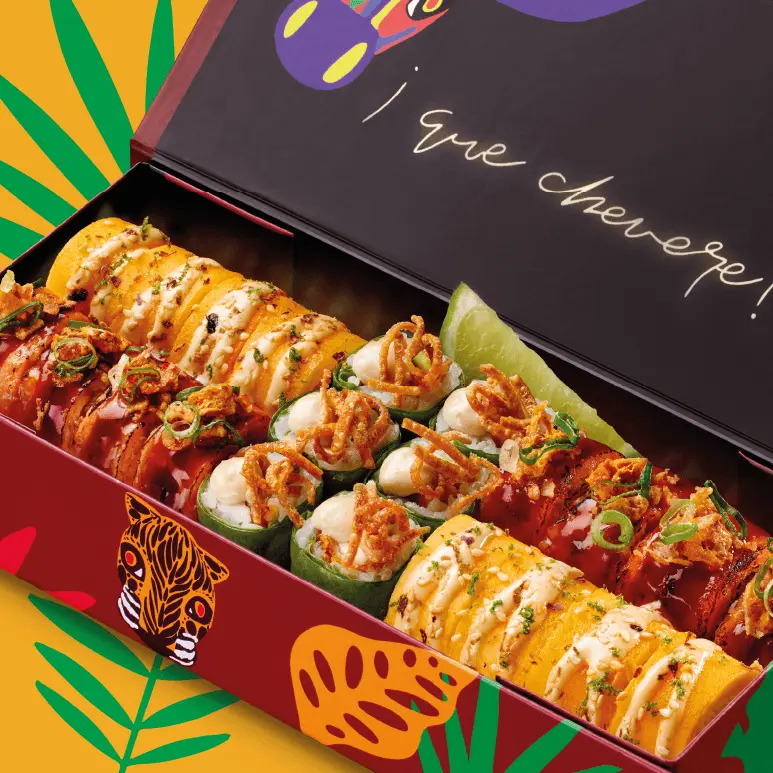 Box Côté Sushi x Bazurto par Juan Arbelaez