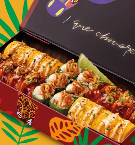 Box Côté Sushi x Bazurto par Juan Arbelaez
