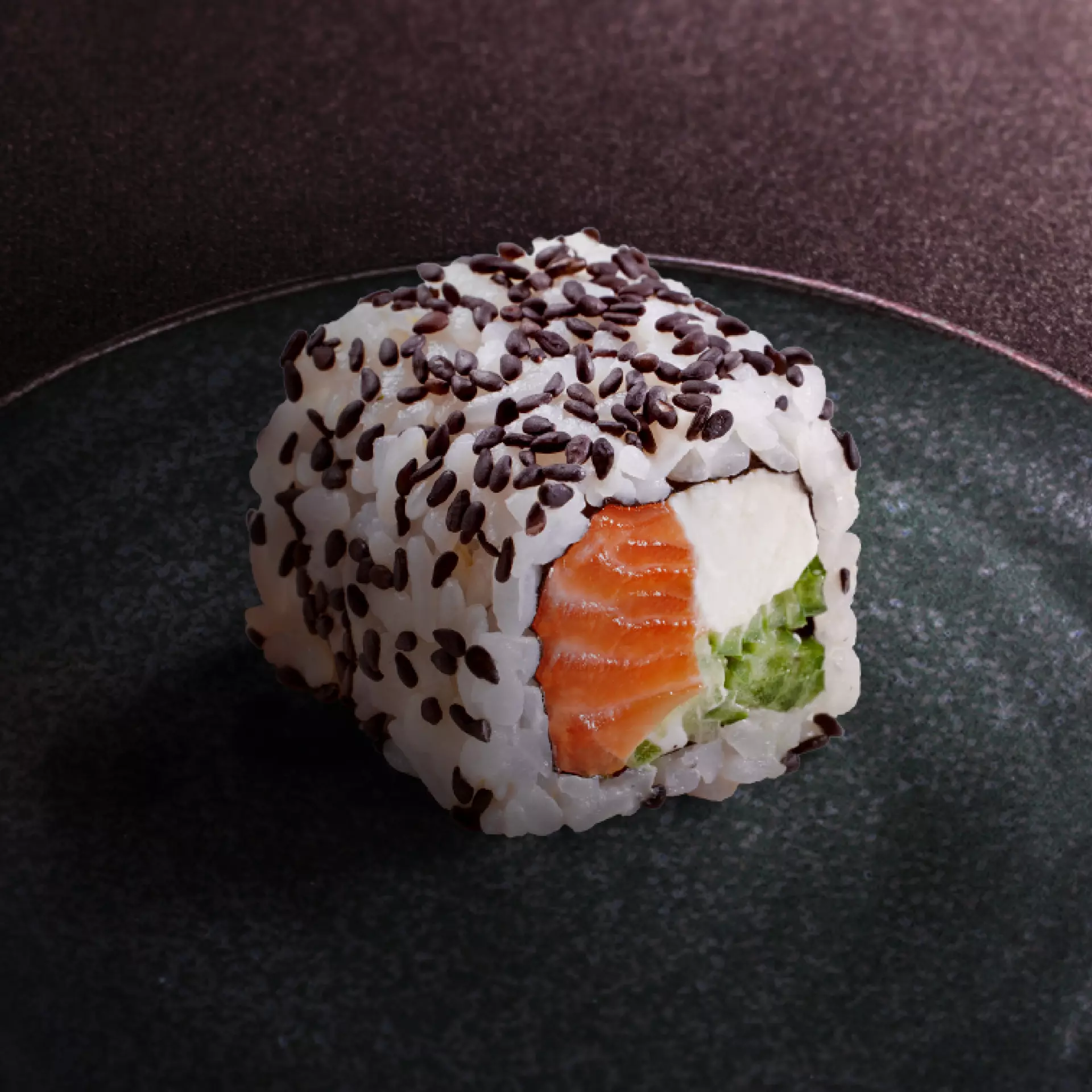 California saumon cheese