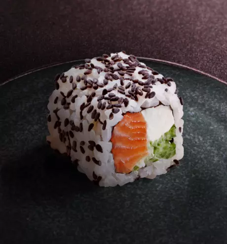 California saumon cheese