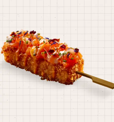 Corn dog de printemps