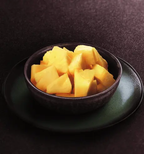 Coupe d'ananas frais