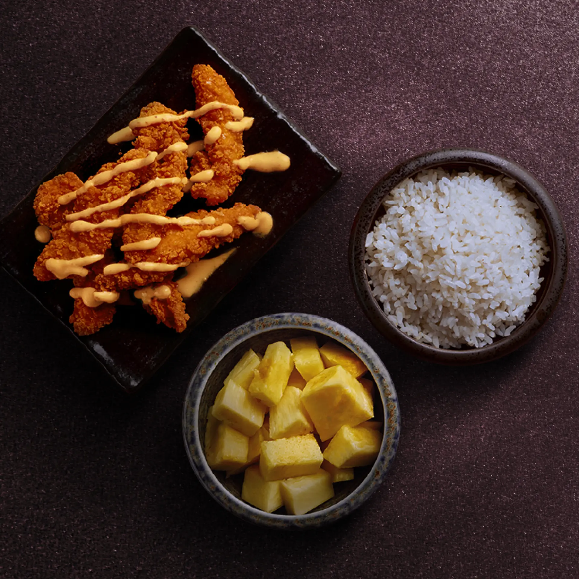 Menu enfant poulet croustillant