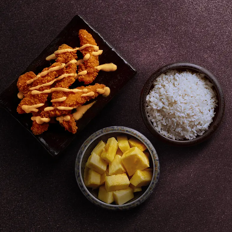 Menu enfant poulet croustillant