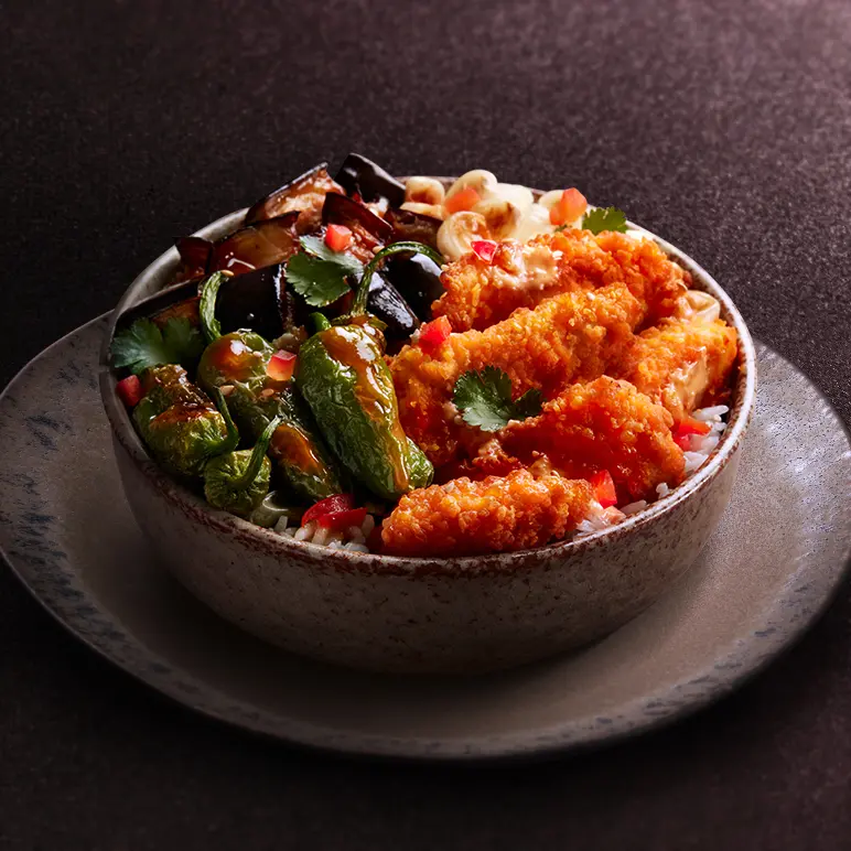 Donburi Crispy Chicken Nikkei