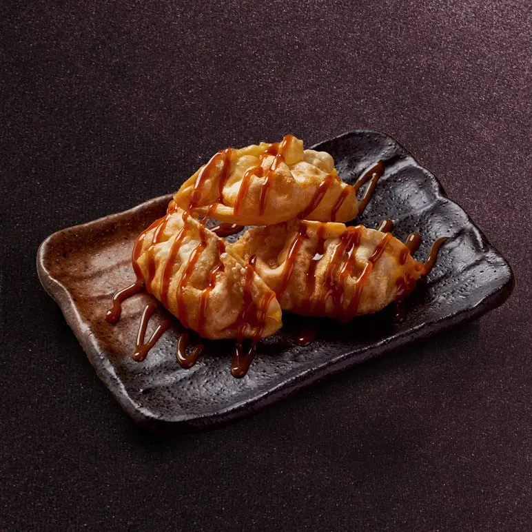 Gyozas pomme & dulce de leche