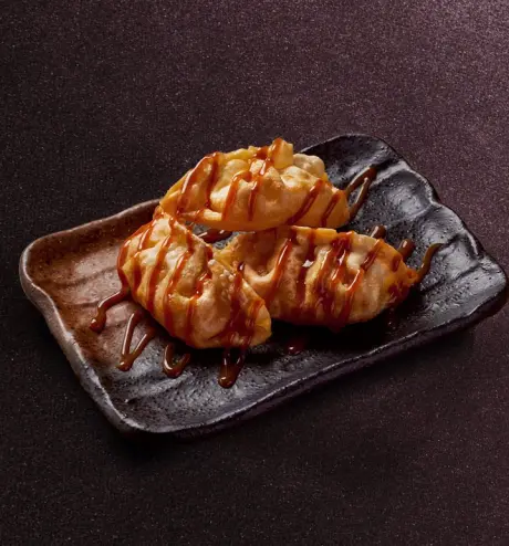 Gyozas pomme & dulce de leche